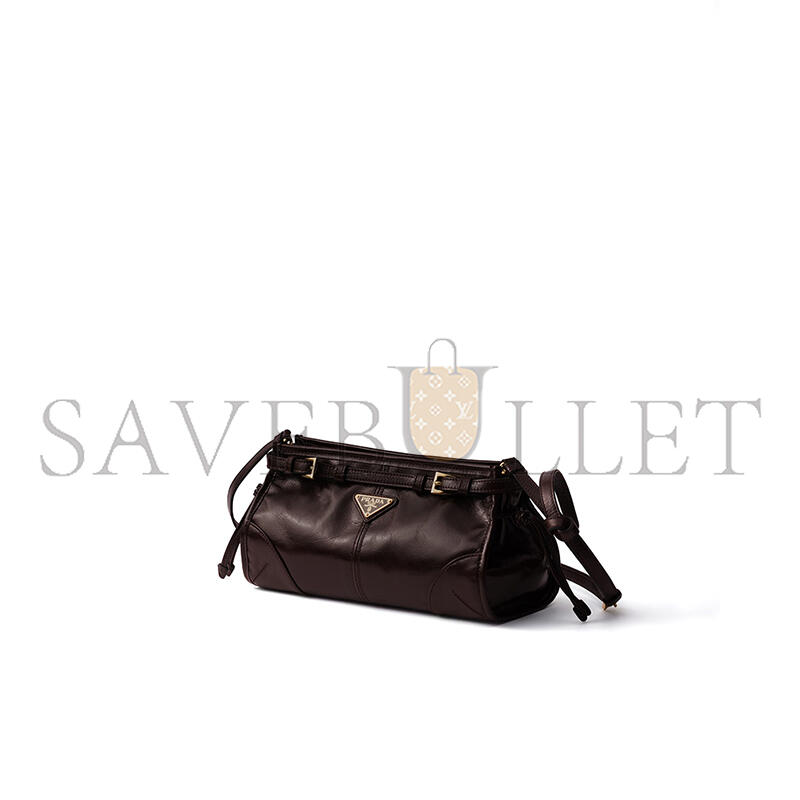 PRADA BONNIE SMALL LEATHER SHOULDER BAG 1BH215 (26*14*12cm) PRADA BONNIE SMALL LEATHER SHOULDER BAG 1BH215 (26*14*12cm)